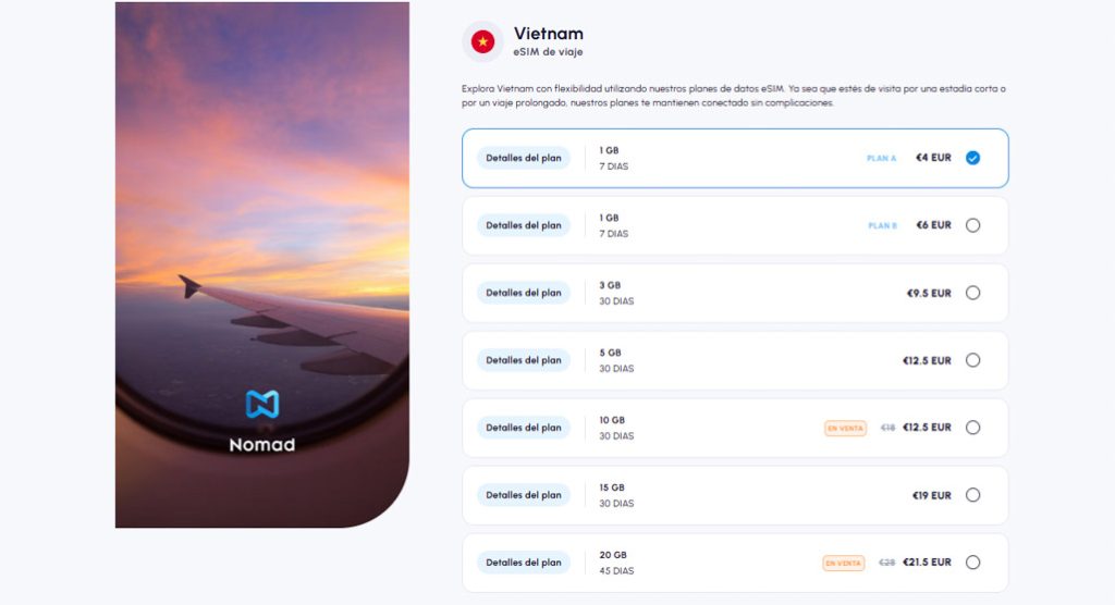 esim nomad vietnam