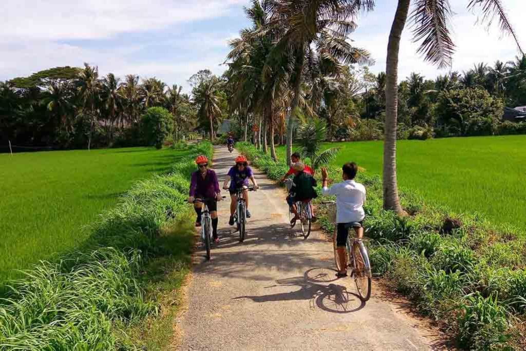 paseo en bicicleta por el delta del mekong