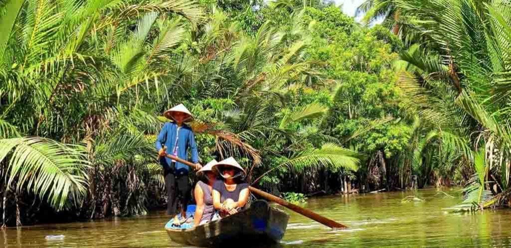 transporte en el delta del mekong