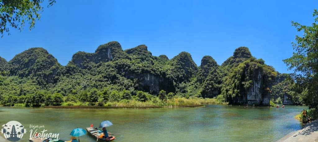 paseo en barca por tarng an, ninh binh vietnam